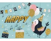 Greeting card CARD B6 Bird
